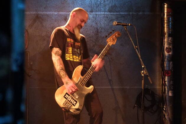 18.05.2022 - Gaswerk, Winterthur - Stöner (USA) live - bass guitarist and vocals Nick Oliveri Winterthur Gaswerk Zürich Schweiz Copyright: xSergioxBrunettix