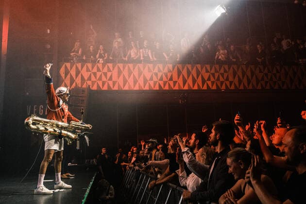 Meute live in Copenhagen, Denmark Copenhagen, Denmark. 18th, May 2022. The German techno marching band Meute performs a live concert at VEGA in Copenhagen. Copenhagen Denmark  Copyright: xGonzalesxPhoto FlemmingxBoxJensex