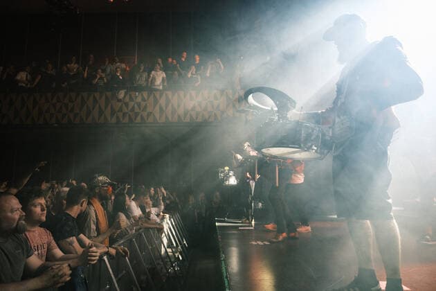 Meute live in Copenhagen, Denmark Copenhagen, Denmark. 18th, May 2022. The German techno marching band Meute performs a live concert at VEGA in Copenhagen. Copenhagen Denmark  Copyright: xGonzalesxPhoto FlemmingxBoxJensex