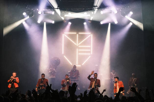 Meute live in Copenhagen, Denmark Copenhagen, Denmark. 18th, May 2022. The German techno marching band Meute performs a live concert at VEGA in Copenhagen. Copenhagen Denmark  Copyright: xGonzalesxPhoto FlemmingxBoxJensex