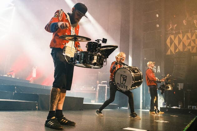 Meute live in Copenhagen, Denmark Copenhagen, Denmark. 18th, May 2022. The German techno marching band Meute performs a live concert at VEGA in Copenhagen. Copenhagen Denmark  Copyright: xGonzalesxPhoto FlemmingxBoxJensex