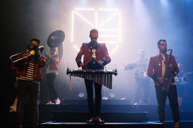 Meute live in Copenhagen, Denmark Copenhagen, Denmark. 18th, May 2022. The German techno marching band Meute performs a live concert at VEGA in Copenhagen. Copenhagen Denmark  Copyright: xGonzalesxPhoto FlemmingxBoxJensex