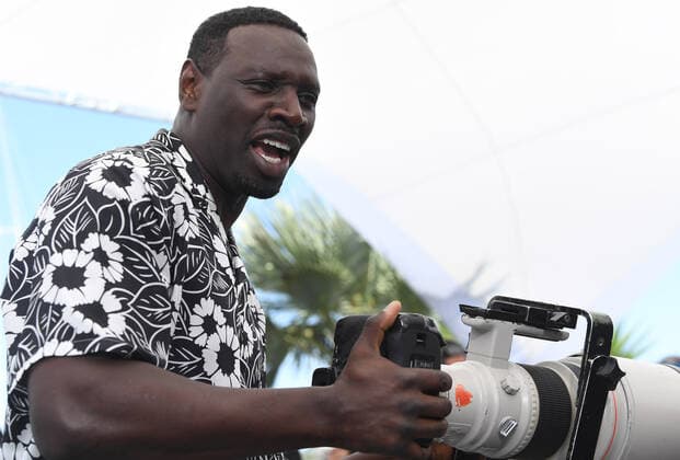 French actor Omar Sy attends the photo call for Father and Soldier at Palais des Festivals at the 75th Cannes Film Festival, France on Thursday, May 19, 2022.  CAN20220519114 RUNExHELLESTAD