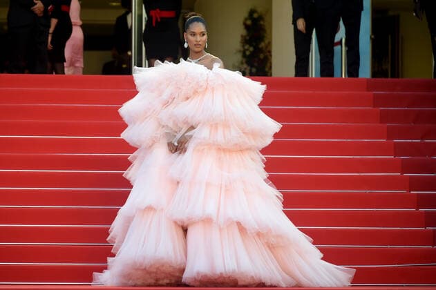 75th Cannes film festival 2022, Red Carpet film - Armageddon Time. Pictured: Cindy Bruna  Copyright: xAlbertoxTerenghi Cannesx2022x xix xVenezia2020x