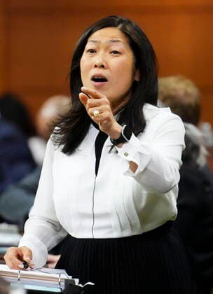 May 19, 2022, Ottawa, Ontario, Canada: Minister of International Trade, Export Promotion, Small Business and Economic Development Mary Ng speaks during question period in the House of Commons on Parliament Hill in Ottawa, Thursday, May 19, 2022. Ottawa Canada  - ZUMAc35_ 20220519_zaf_c35_062 Copyright: xSeanxKilpatrickx