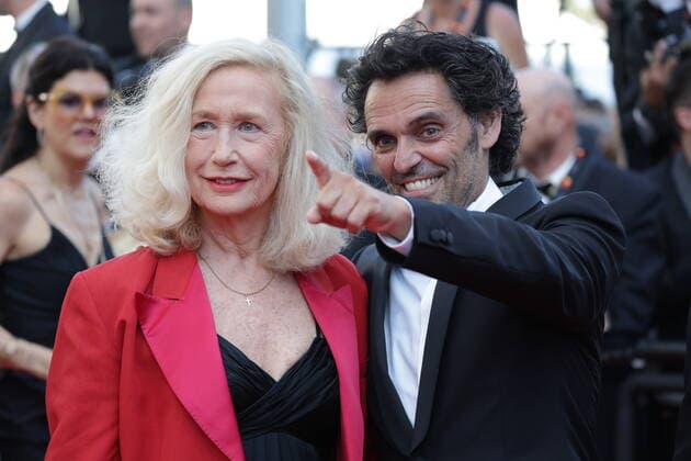 75eme Festival International du Film de Cannes. Montee des marches du film Armageddon Time . 75th Cannes International Film Festival .Red Carpet of the movie Armageddon Time . 280374 0000-00-00 Cannes France Fossey, Brigitte  Copyright: xTerencexBaelenx STAR_280374_018