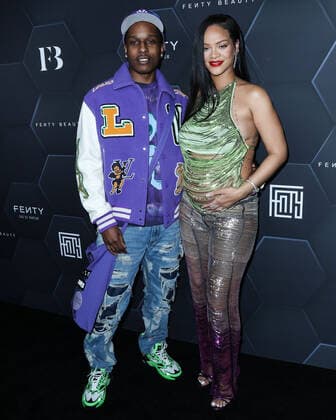 (FILE) Rihanna Gives Birth To First Baby with A$AP Rocky (FILE) Rihanna Gives Birth To First Baby with A$AP Rocky. Rihanna and A$AP Rocky officially welcomed their first child together on May 13, multiple outlets have confirmed. The singer has reportedly given birth to a baby boy in Los Angeles. HOLLYWOOD, LOS ANGELES, CALIFORNIA, USA - FEBRUARY 11: American rapper A$AP Rocky (ASAP Rocky, Rakim Athelaston Mayers) and pregnant girlfriend Barbadian singer Rihanna (Robyn Rihanna Fenty NH) wearing The Attico arrive at the Fenty Beauty And Fenty Skin Celebration Hosted By Rihanna held at Goya Studios on February 11, 2022 in Hollywood, Los Angeles, California, United States. Goya Studios, Hollywood, Los Angeles, California California United Stat  Copyright: xImagexPressxAgencyx originalFilename: collin-fileriha220519_npzX1.jpg