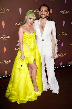Naomi Jon and Riccardo Simonetti at Magnum Party during Festival de Cannes 2022 75 Cannes International Film Festival at Magnum Beach Lounge Cannes, 19 05 2022. Foto:xS.xTschirnerx xFuturexImage