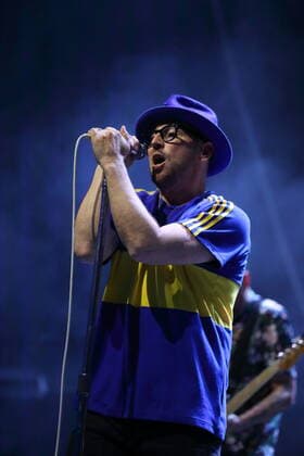 Arnim Teutoburg Weiß of the Beatsteaks at an open air concert at the Waschhaus in Potsdam, 19 May 2022 Beatsteaks concert Potsdam