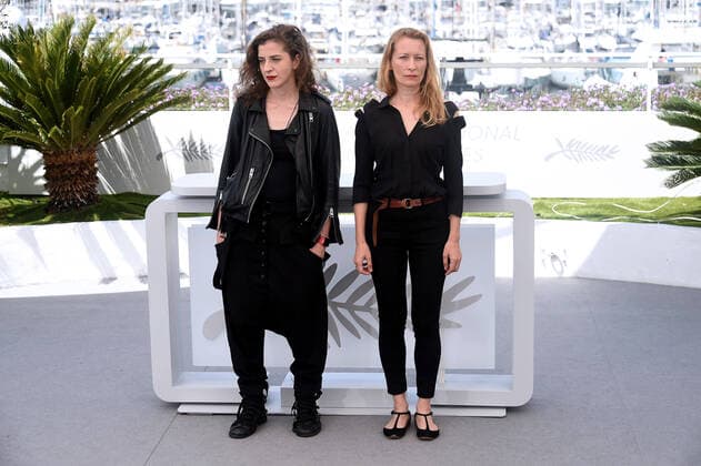 75th Cannes film festival 2022, Photocall film Mariupolis 2 . Pictured: Dounia Sichov, Hanna Bilobrova  Copyright: xAlbertoxTerenghi Cannesx2022x xix xVenezia2020x