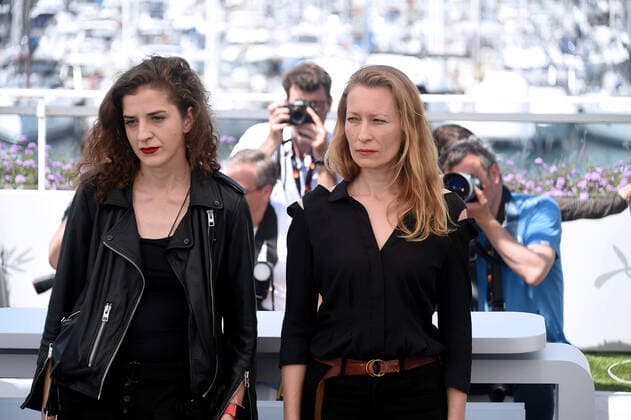 75th Cannes film festival 2022, Photocall film Mariupolis 2 . Pictured: Dounia Sichov, Hanna Bilobrova  Copyright: xAlbertoxTerenghi Cannesx2022x xix xVenezia2020x