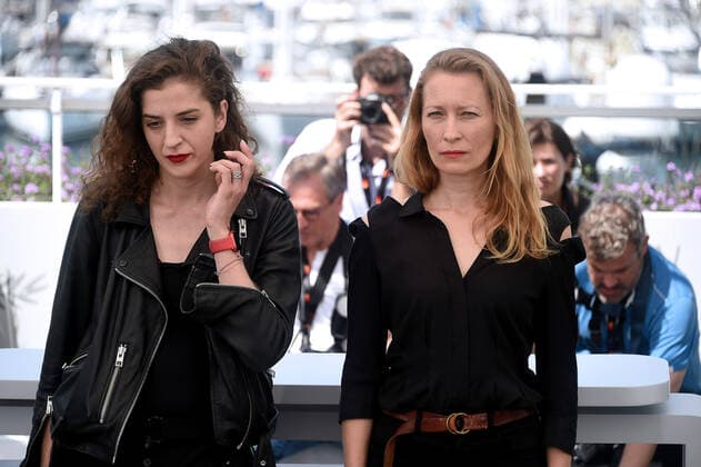 75th Cannes film festival 2022, Photocall film Mariupolis 2 . Pictured: Dounia Sichov, Hanna Bilobrova  Copyright: xAlbertoxTerenghi Cannesx2022x xix xVenezia2020x