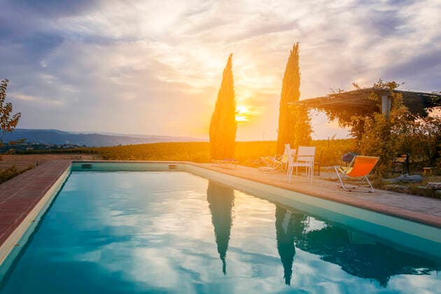 sunset over a pool in italian countryside , 25094086.jpg, architecture, background, beautiful, blue, chair, clear, climate, color, countryside, evening, exotic, exterior, garden, green, holiday, home, house, idyllic, italy, landscape, leisure, light, luxury, modern, nature, outdoor, pool, poolside, reflection, relax, relaxation, resort, sea, season, sky, summer, sun, sunset, swimming, tourism, travel, tree, trees, tropical, turquoise, tuscany, umbria, vacation, view, water,