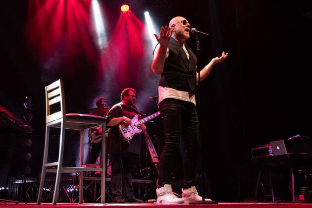 Mario Biondi Performs In Brescia, Italy Mario Biondi during the Italian singer Music Concert MARIO BIONDI - ROMANTIC TOUR 2022 on May 19, 2022 at the Teatro Dis_play in Brescia, Italy Brescia Italy  Copyright: xRobertoxTommasinix originalFilename: livemedia-mariobio220519_npwDQ.jpg