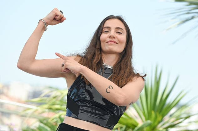 75eme Festival International du Film de Cannes. Photocall. Festival de Cannes 2022 - The 75th annual Cannes film festival 2022 in Cannes - France - photocall of Rodeo - Lola Quivoron 280435 2022-05-20 Cannes France  Copyright: xLionelxGuericolas MPPx STAR_280435_018