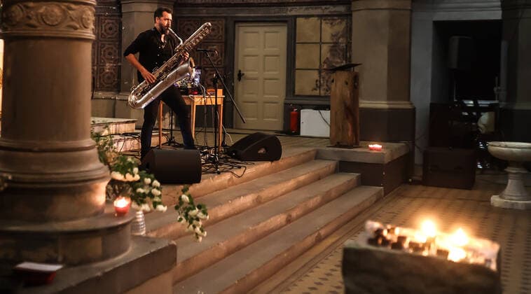 Concert by Jason Sharp @ Zionskirche Berlin, Kiezsalon Jason Sharp