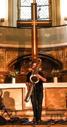 Concert by Jason Sharp @ Zionskirche Berlin, Kiezsalon Jason Sharp