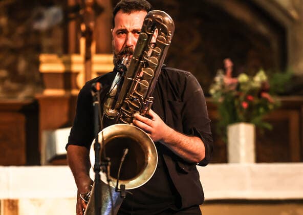 Concert by Jason Sharp @ Zionskirche Berlin, Kiezsalon Jason Sharp