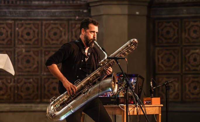 Concert by Jason Sharp @ Zionskirche Berlin, Kiezsalon Jason Sharp