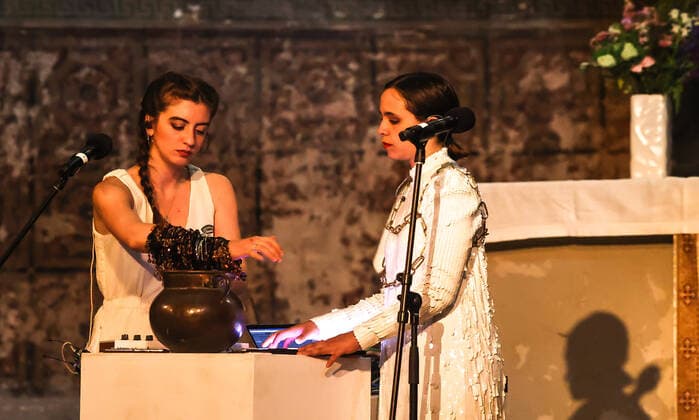 Concert by Tarta Relena @ Zionskirche Berlin, Kiezsalon Tarta Relena, Helena Ros and Marta Torrella