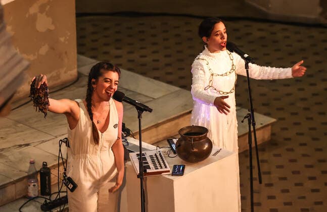 Concert by Tarta Relena @ Zionskirche Berlin, Kiezsalon Tarta Relena, Helena Ros and Marta Torrella