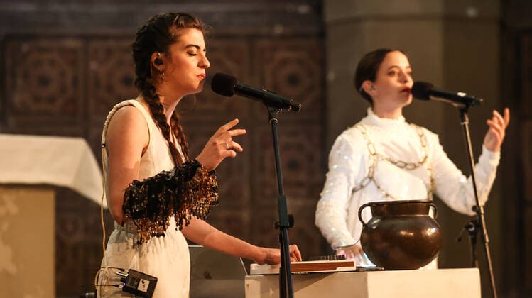 Concert by Tarta Relena @ Zionskirche Berlin, Kiezsalon Tarta Relena, Helena Ros and Marta Torrella