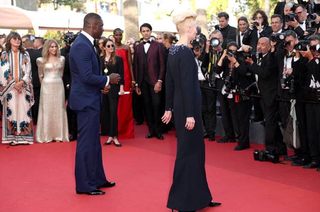 Idris Elba and Tilda Swinton at the premiere of the feature film Three Thousand Years of Longing at the Festival de Cannes 2022 75 Cannes International Film Festival at the Palais des Festivals Cannes, 20 05 2022. Foto:xD.xBedrosianx xFuturexImage