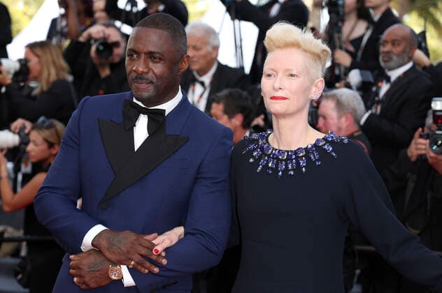 Idris Elba and Tilda Swinton at the premiere of the feature film Three Thousand Years of Longing at the Festival de Cannes 2022 75 Cannes International Film Festival at the Palais des Festivals Cannes, 20 05 2022. Foto:xD.xBedrosianx xFuturexImage