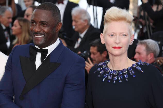 Idris Elba and Tilda Swinton at the premiere of the feature film Three Thousand Years of Longing at the Festival de Cannes 2022 75 Cannes International Film Festival at the Palais des Festivals Cannes, 20 05 2022. Foto:xD.xBedrosianx xFuturexImage