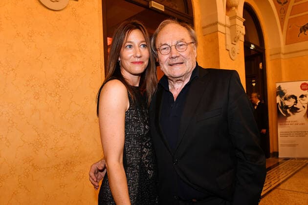 Johanna Wokalek and Klaus Maria Brandauer at the Bavarian Film Award 2022 ceremony on 20 05 2022 at the Prinzregententheater in Munich Bavarian Film Award 2022 in Munich