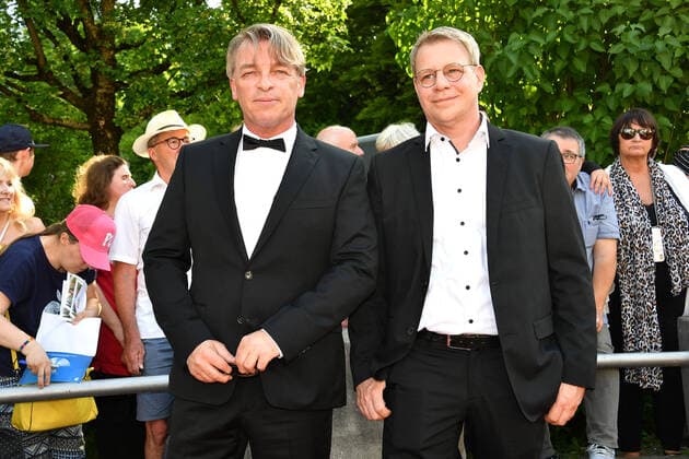 Andre Eisermann and Manuel Bortt at the Bavarian Film Award 2022 ceremony on 20 05 2022 at the Prinzregententheater in Munich Bavarian Film Award 2022 in Munich