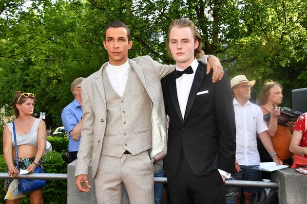 Mekyas Mulugeta and Emil von Schönfels at the Bavarian Film Award 2022 ceremony at the Prinzregententheater in Munich Bavarian Film Award 2022 in Munich on 20 05 2022