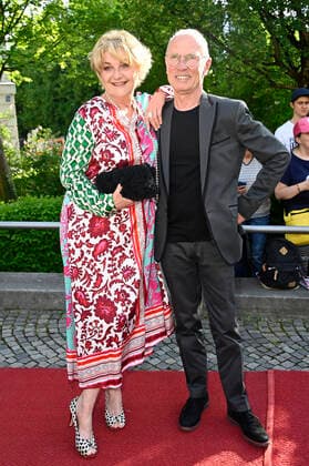 Saskia Vester with husband Robert Flörke at the award ceremony of the 43 Bavarian Film Award 2021 at the Prinzregententheater in Munich, 20 05 2022 Foto:xF.xKernx xFuturexImage