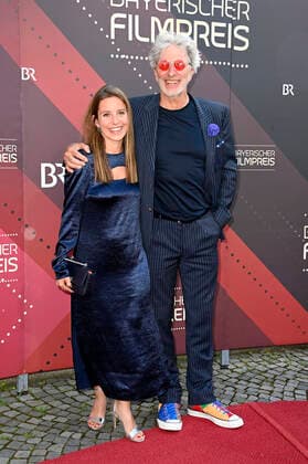 Rufus Beck with daughter Sarah Beck at the award ceremony of the 43 Bavarian Film Award 2021 at the Prinzregententheater in Munich, 20 05 2022 Foto:xF.xKernx xFuturexImage