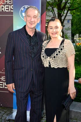 Heio von Stetten with wife Elisabeth Romano at the 43 Bavarian Film Award 2021 ceremony at the Prinzregententheater in Munich, 20 05 2022 Foto:xF.xKernx xFuturexImage