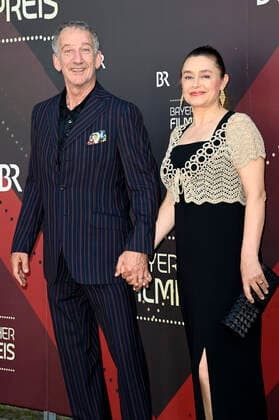 Heio von Stetten with wife Elisabeth Romano at the 43 Bavarian Film Award 2021 ceremony at the Prinzregententheater in Munich, 20 05 2022 Foto:xF.xKernx xFuturexImage