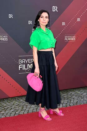 Nadine Warmuth at the award ceremony of the 43 Bavarian Film Award 2021 at the Prinzregententheater in Munich, 20 05 2022 Foto:xF.xKernx xFuturexImage