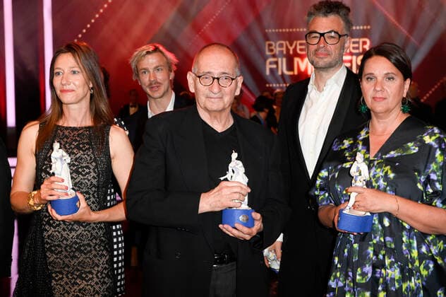 Johanna Wokalek, Albrecht Schuch, Dominik Graf, Jan Schomburg and Maria Speth at the 43 Bavarian Film Award 2021 ceremony at the Prinzregententheater in Munich, 20 05 2022 Foto:xF.xKernx xFuturexImage