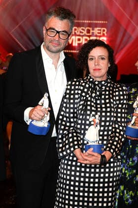 Jan Schomburg and Maria Schrader at the 43 Bavarian Film Award 2021 ceremony at the Prinzregententheater in Munich, 20 05 2022 Foto:xF.xKernx xFuturexImage