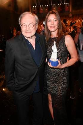 Klaus Maria Brandauer and Johanna Wokalek at the 43 Bavarian Film Awards 2021 ceremony at the Prinzregententheater in Munich, 20 05 2022 Foto:xF.xKernx xFuturexImage