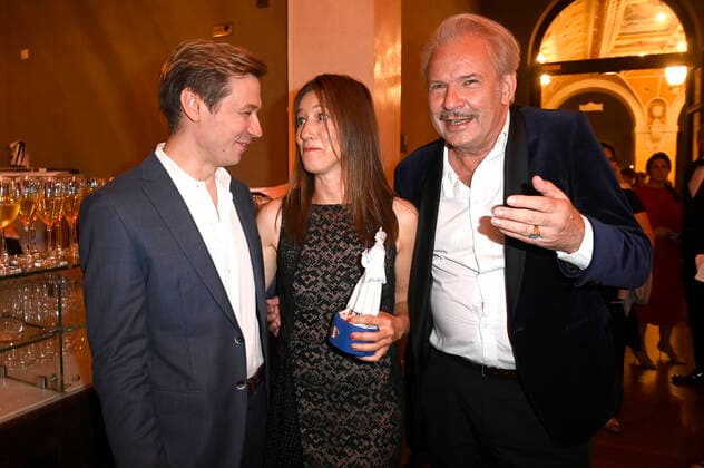 David Kross, Johanna Wokalek and Leander Haußmann at the 43 Bavarian Film Award 2021 ceremony at the Prinzregententheater in Munich, 20 05 2022 Foto:xF.xKernx xFuturexImage