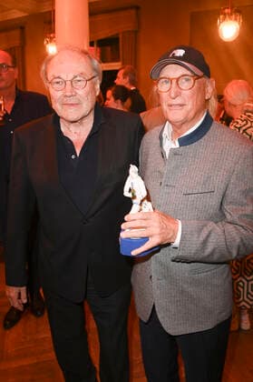 Klaus Maria Brandauer and Otto Waalkes at the 43 Bavarian Film Awards 2021 ceremony at the Prinzregententheater in Munich, 20 05 2022 Foto:xF.xKernx xFuturexImage