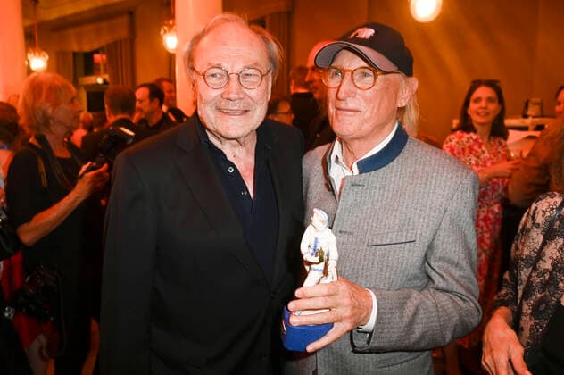 Klaus Maria Brandauer and Otto Waalkes at the 43 Bavarian Film Awards 2021 ceremony at the Prinzregententheater in Munich, 20 05 2022 Foto:xF.xKernx xFuturexImage