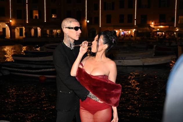 Bilder des Jahres 2022, Entertainment 05 Mai Entertainment Themen der Woche KW20 Portofino, Kim, Kourtney and Khloe Kardashian out for dinner before Kim s wedding to Travis Barker  Copyright: xFabioxPiumettix xipa-agency.netx xx