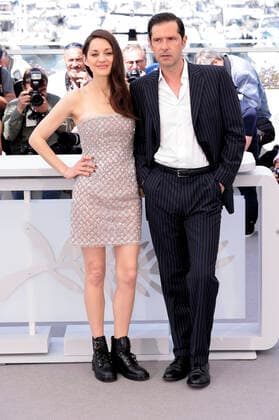 Marion Cotillard and Melvil Poupaud at the photocall for the feature film Brother and Sister Frere et soeur at the Festival de Cannes 2022 75 Cannes International Film Festival at the Palais des Festivals Cannes, 21 05 2022. Foto:xS.xGabschx xFuturexImage