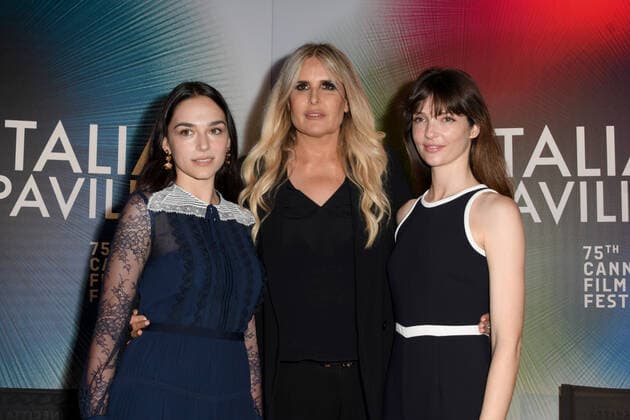 Cannes 2022 - 75Â° Festival Internazionale del cinema, giorno 4 - Presentazione Filming Italy - Sardegna Festival Nella foto Emanuela Postacchini Annabelle Belmondo e Tiziana Rocca  Copyright: xManuelexMangiarottix xipa-agencyx xVenezia2020x