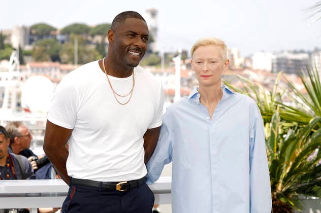 Idris Elba and Tilda Swinton at the photocall for the feature film Three Thousand Years of Longing at the Festival de Cannes 2022 75 Cannes International Film Festival at the Palais des Festivals Cannes, 21 06 2022. Foto:xD.xBedrosianx xFuturexImage