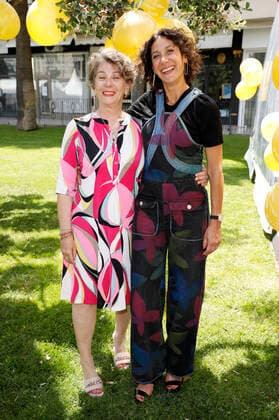 Kirsten Niehuus and Emily Atef at the Medienboard reception at the Festival de Cannes 2022 75 Cannes International Film Festival in the Gardens of the Grand Hotel Cannes, 21 05 2022 Foto:xS.xGabschx xFuturexImage