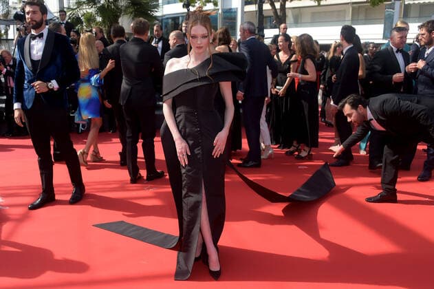 75th Cannes film festival 2022, Red Carpet film Triangle of sadness. Pictured: Larsen Thompson  Copyright: xAlbertoxTerenghi Cannesx2022x xix xVenezia2020x