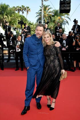 75th Cannes Film Festival 2022, red carpet film Triangle Of Sadness. Pictured Ethan Hawke, Ryan Hawke  Copyright: xSimonexComix xipa-agency.netx xVeneziax2020x